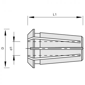 Stehle Präzisions-Spannzangen-470E/ER32 175829 Zeichnung